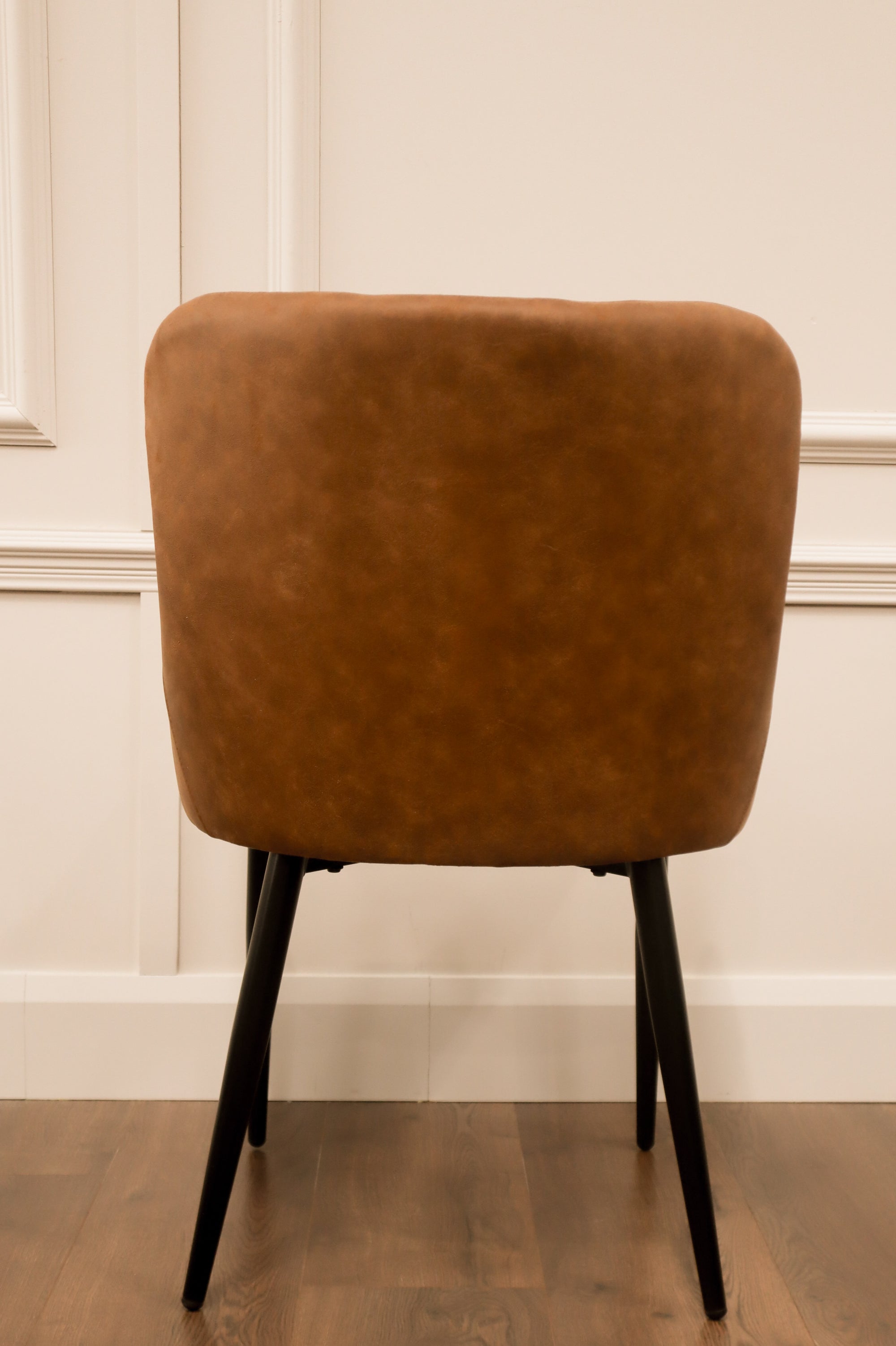 Diamond Dining Chair - Tan Suede