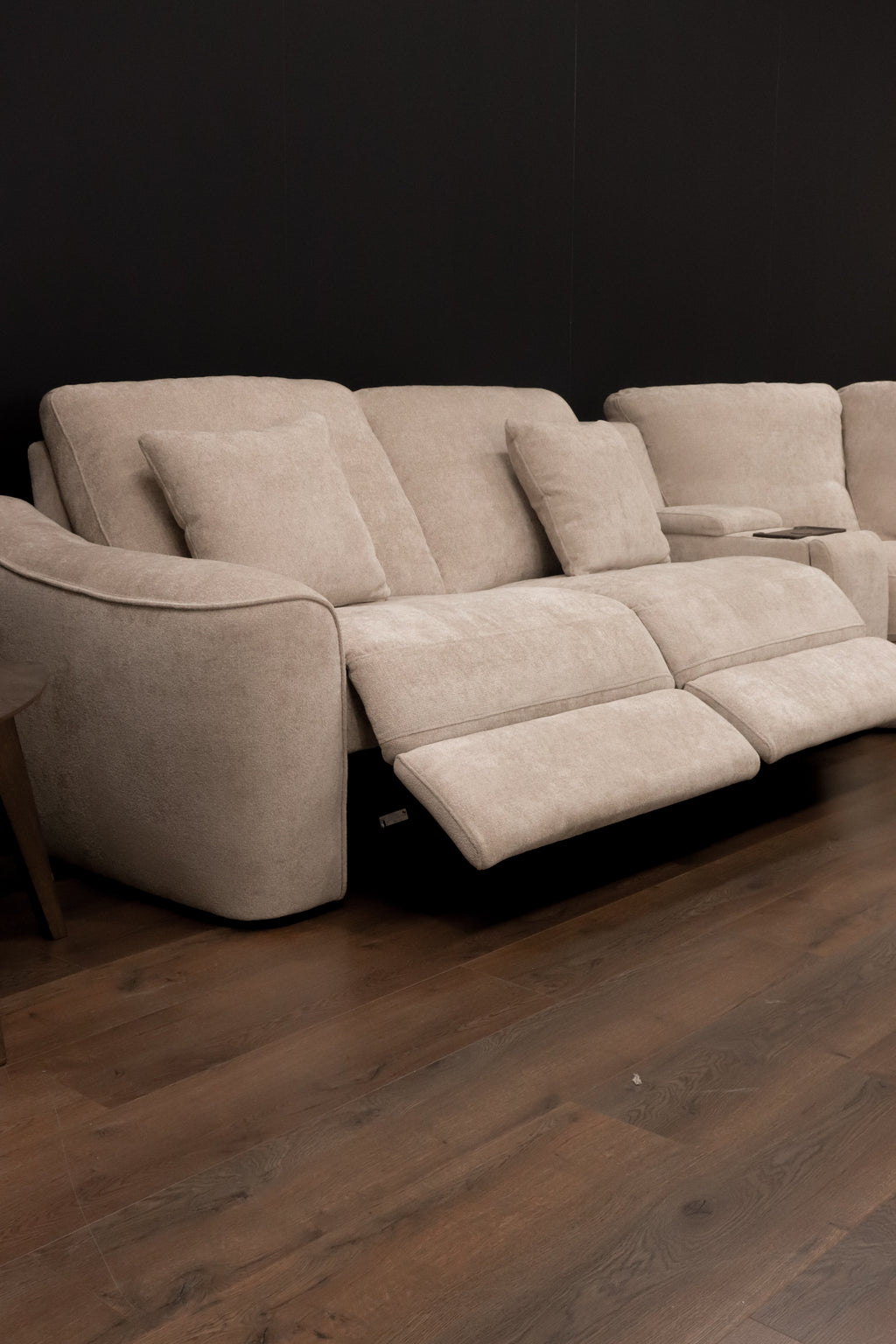 Grand Haven Power Corner - Chenille Stone Beige