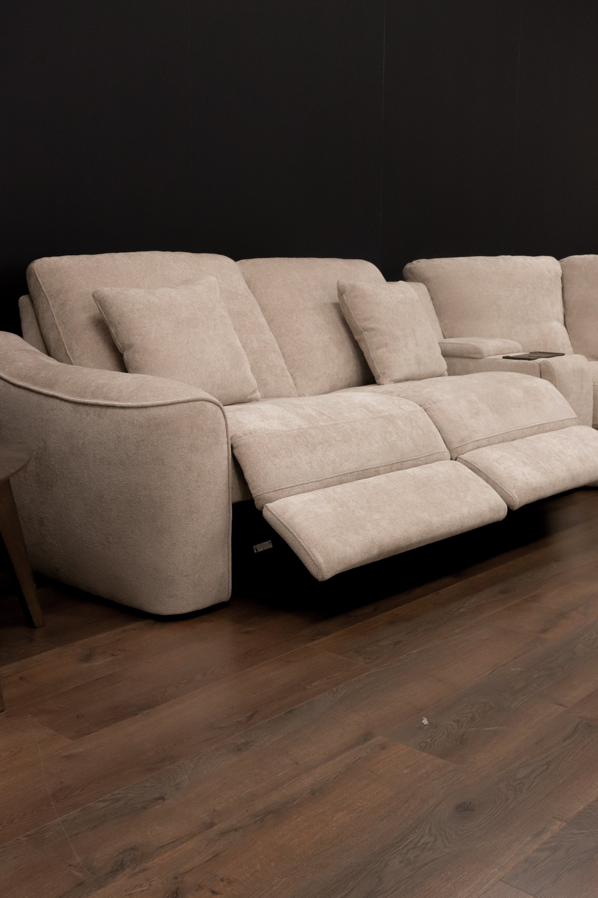 Grand Haven Power Corner - Chenille Stone Beige