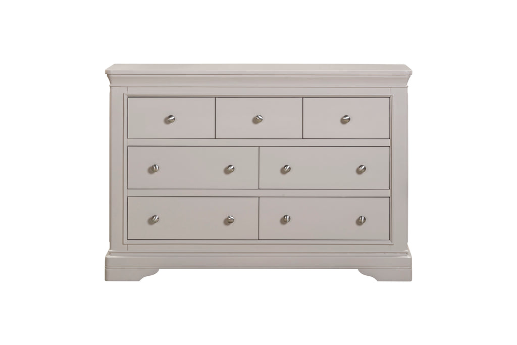 Loire Wide Chest  Drawers - Taupe