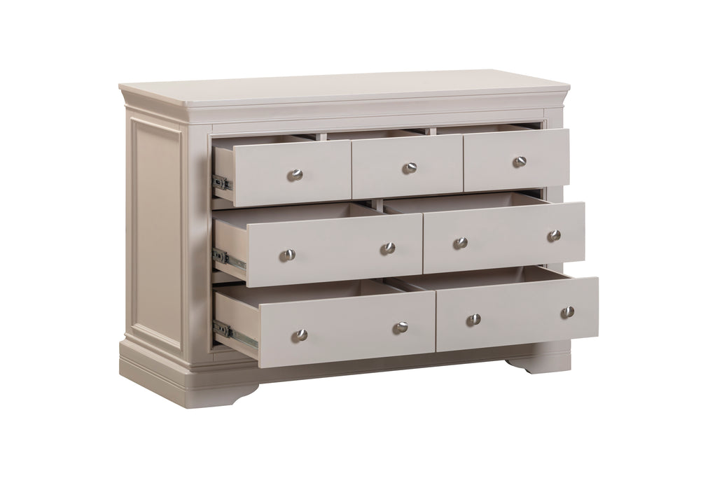 Loire Wide Chest  Drawers - Taupe