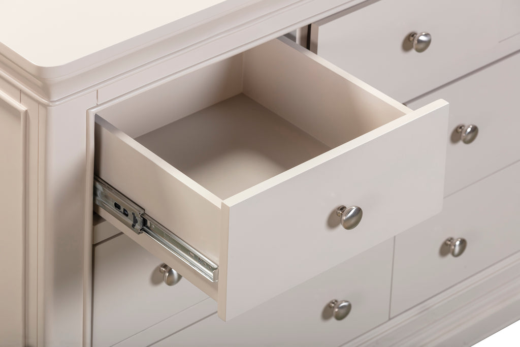 Loire Wide Chest  Drawers - Taupe