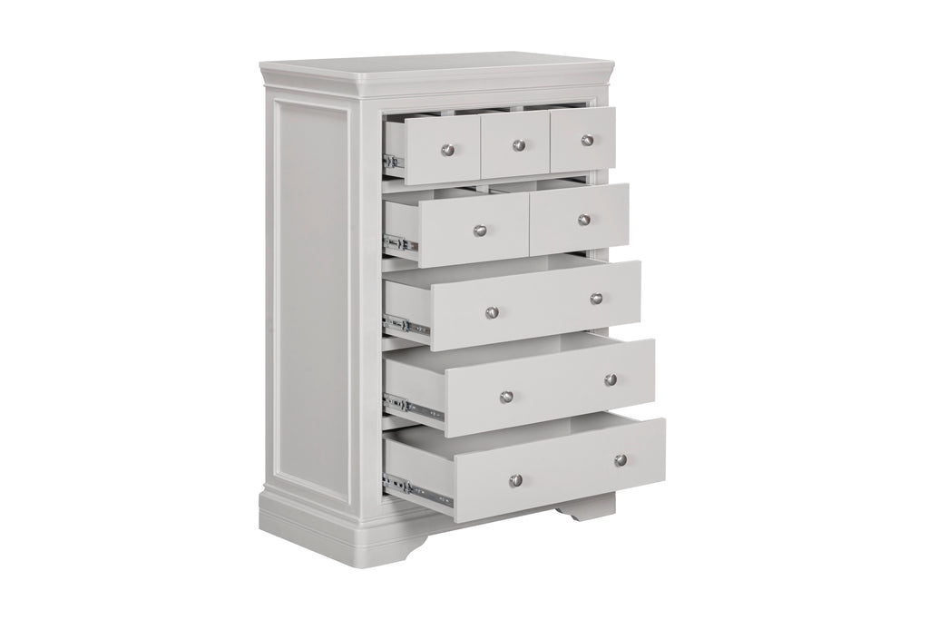 Loire Tall Chest 8 Drawers - Taupe