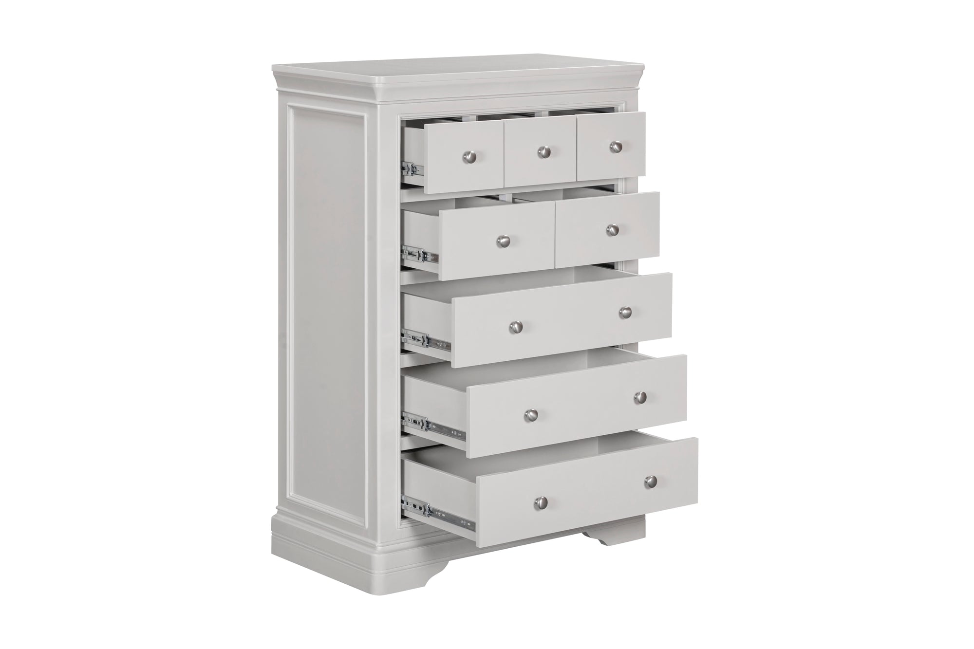 Loire Tall Chest 8 Drawers - Taupe