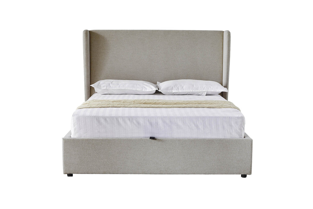 Marbella Double  OTTOMAN BED FRAME - Greige