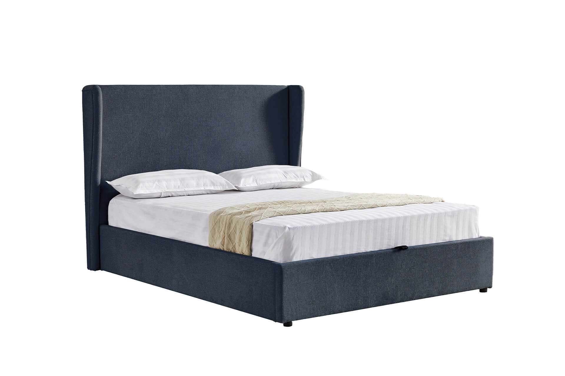 Marbella Super King  OTTOMAN BED FRAME - Navy