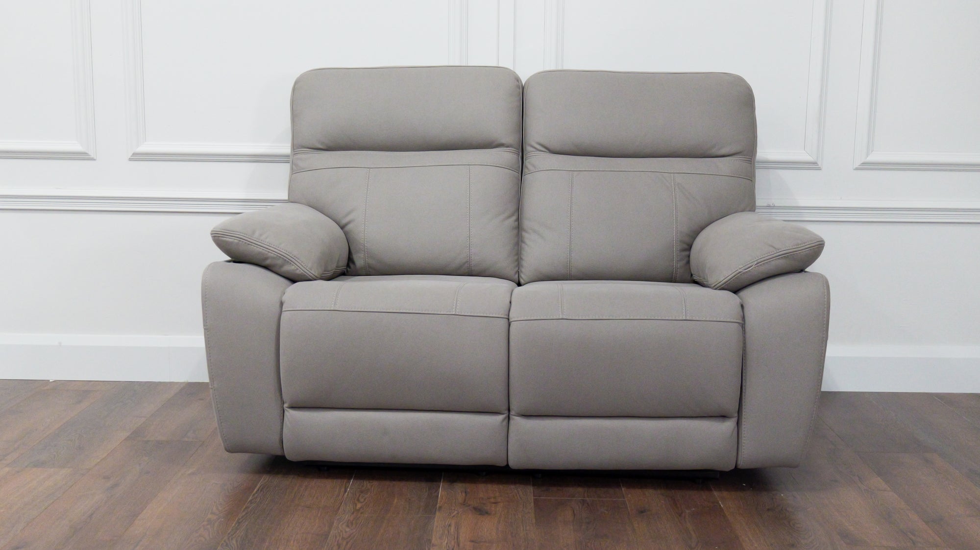 Jude 2 seater - Stone Microfibre Fabric