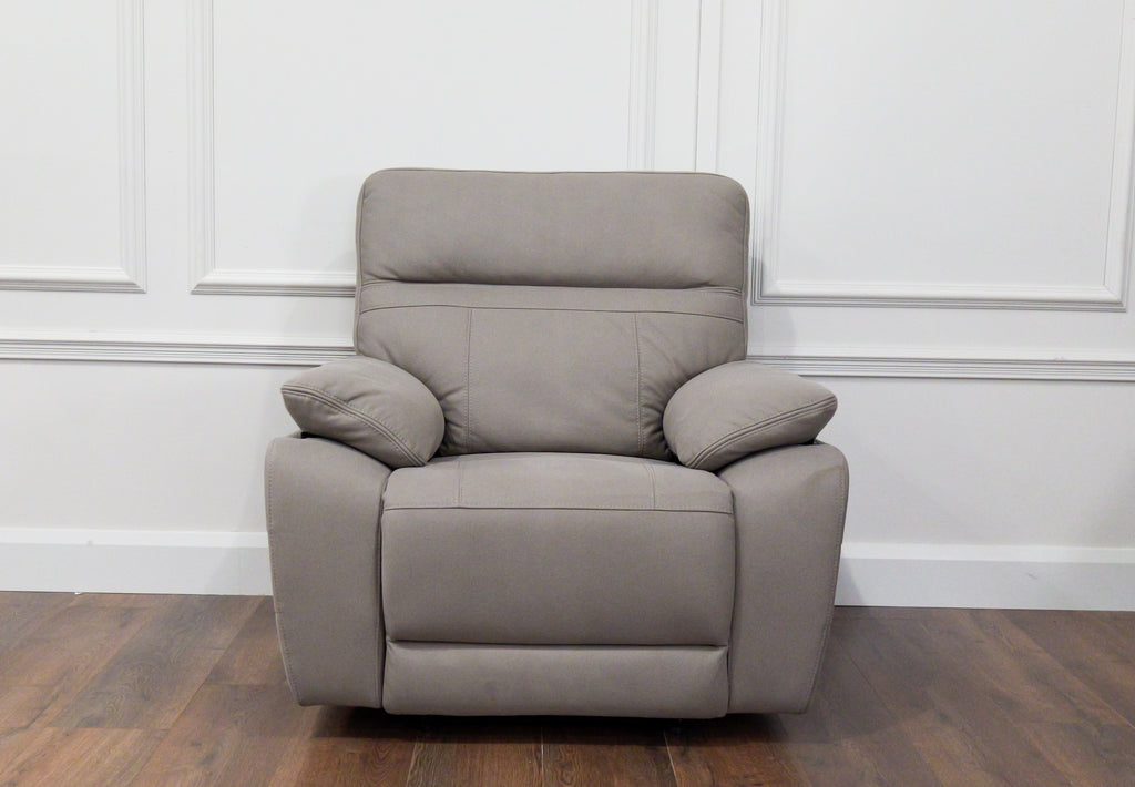 Jude 1 seater - Stone Microfibre Fabric