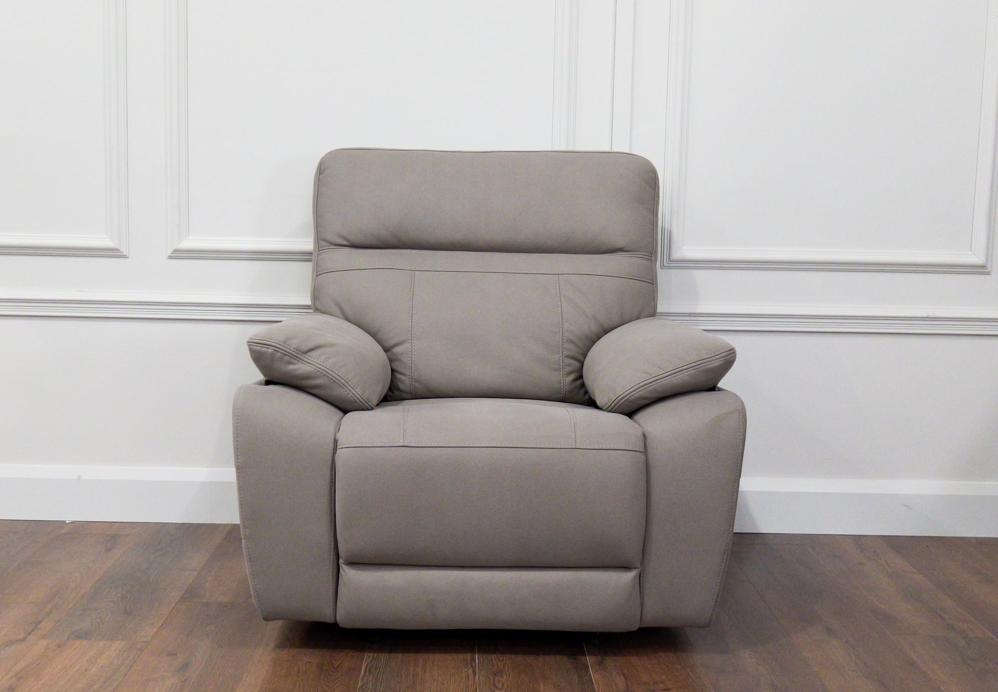 Jude 1 seater - Stone Microfibre Fabric