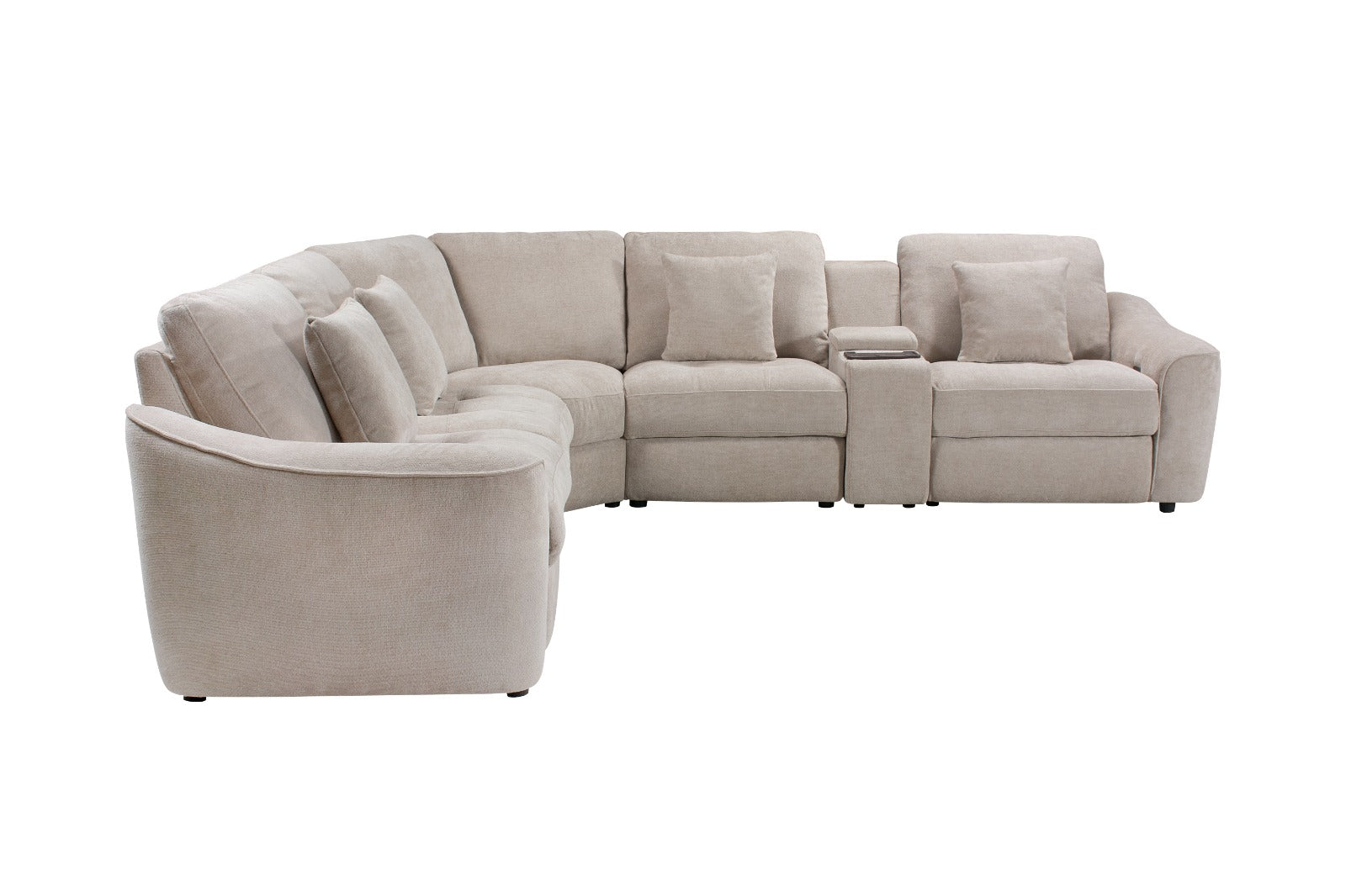 Grand Haven Power Corner - Chenille Stone Beige