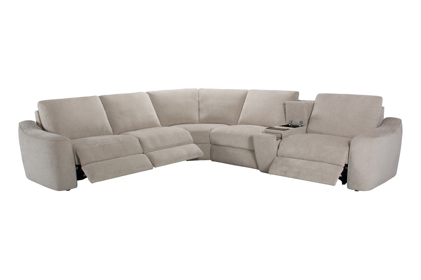 Grand Haven Power Corner - Chenille Stone Beige