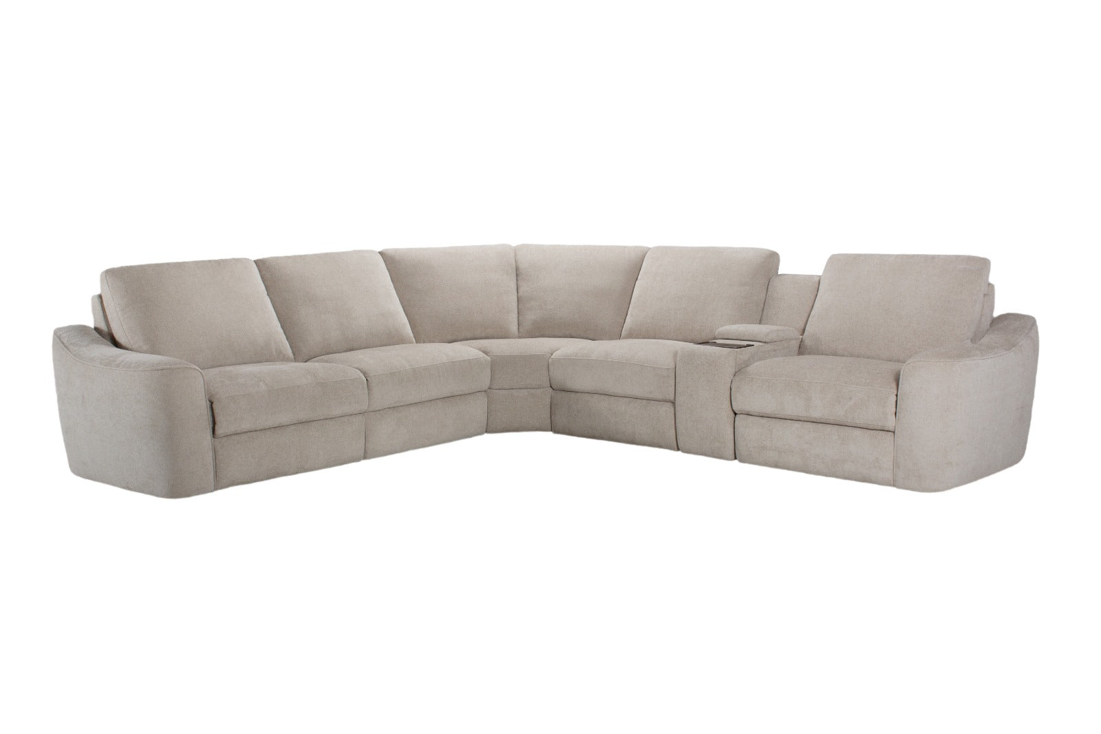 Grand Haven Power Corner - Chenille Stone Beige