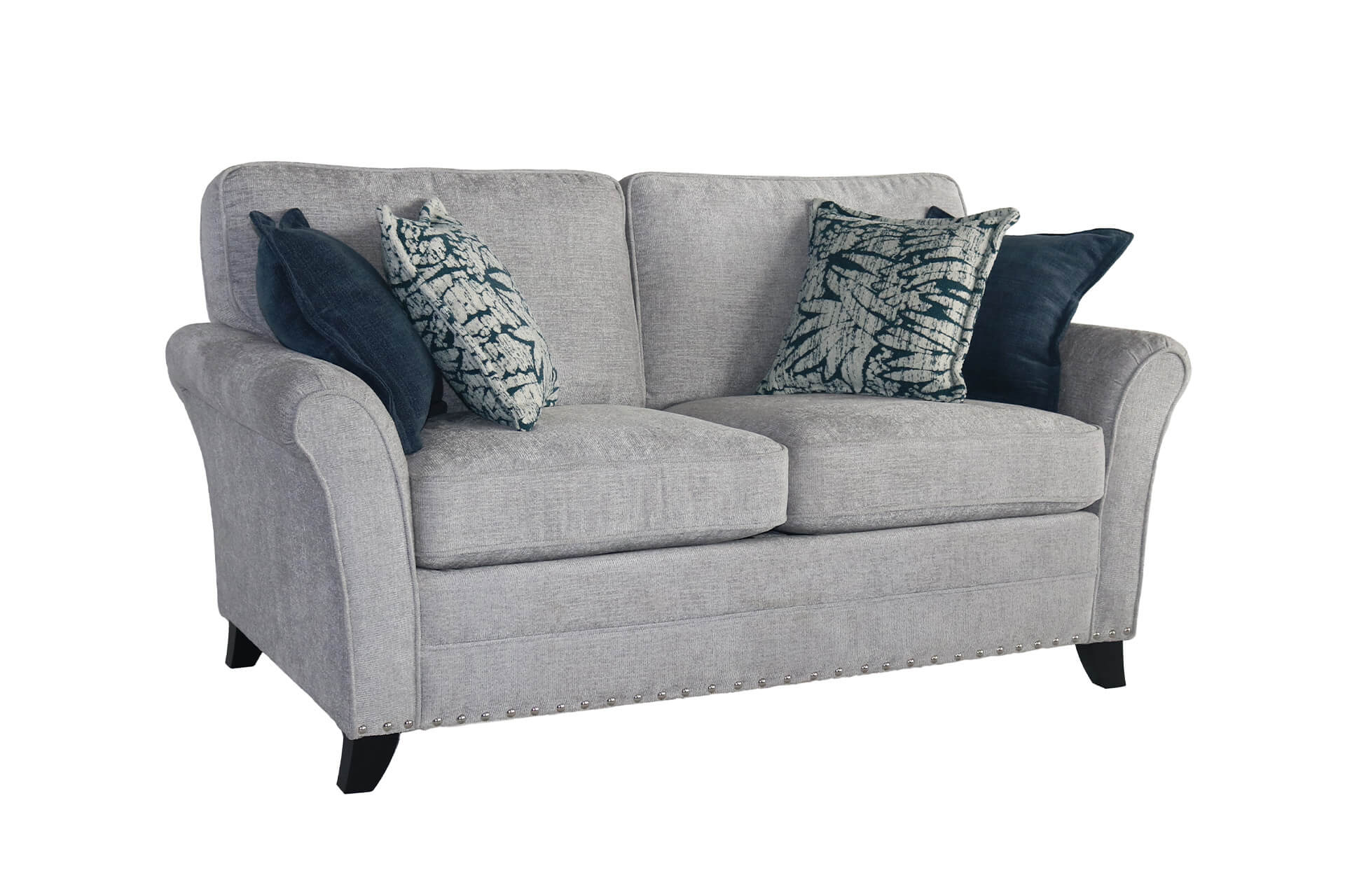 PIPPA 2 SEATER SOFA - SILVER