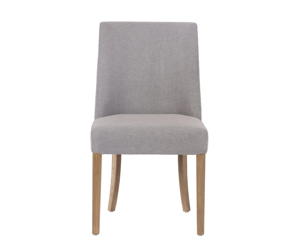 Rosa Dining Chair - Stone Linen Fabric