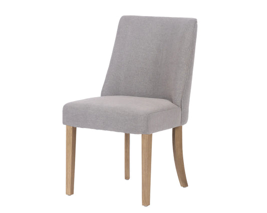 Rosa Dining Chair - Stone Linen Fabric
