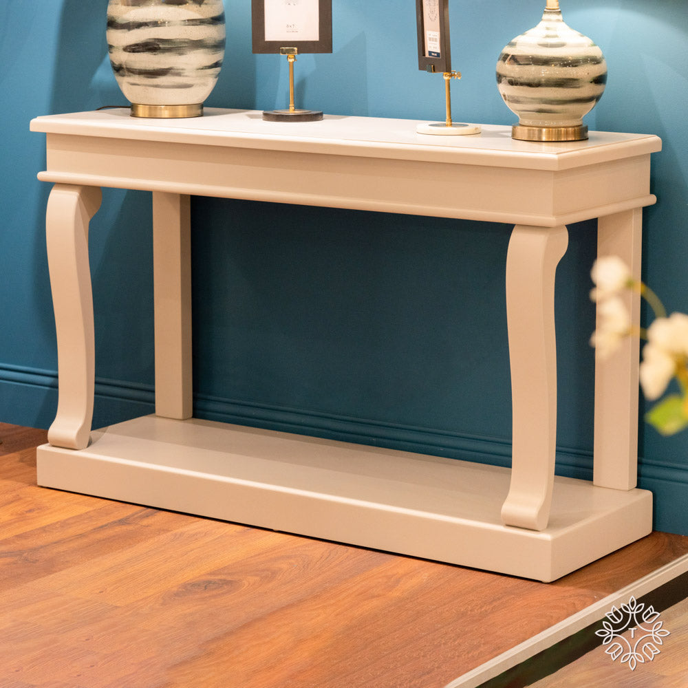 Scroll Console Table Ivory - 130cm