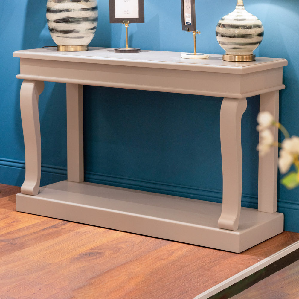 Scroll Console Table Grey - 130cm