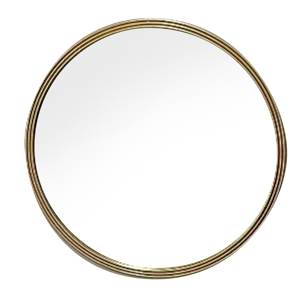 Odessa round mirror 90cm - Gold