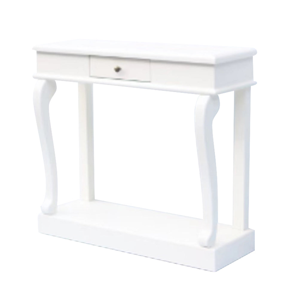 Scroll  90cm with drawer - Ivory