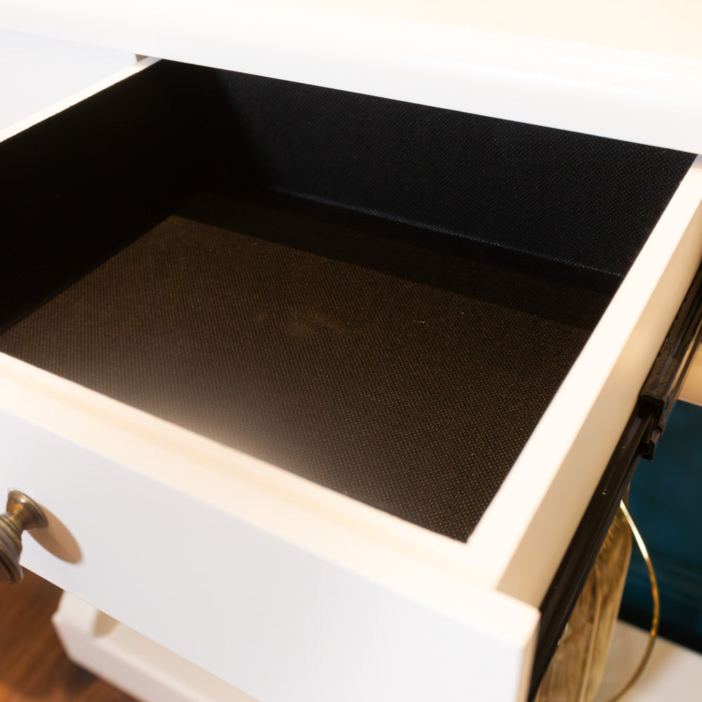 Scroll  90cm with drawer - Ivory