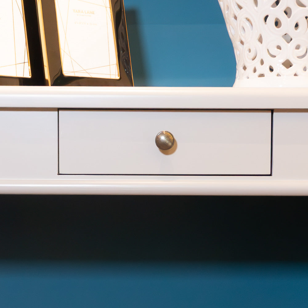 Scroll  90cm with drawer - Grey