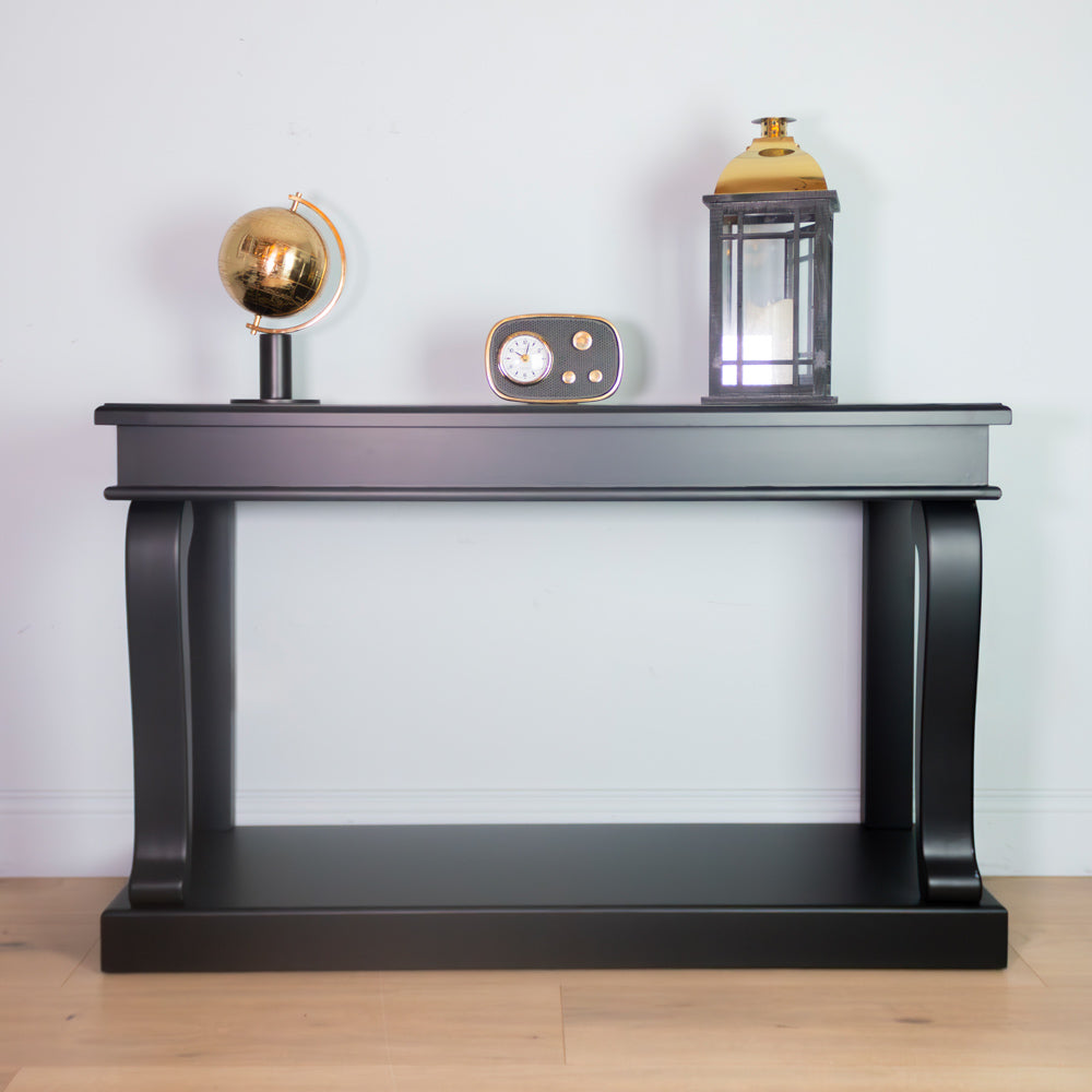 Scroll Console Table Black - 130cm