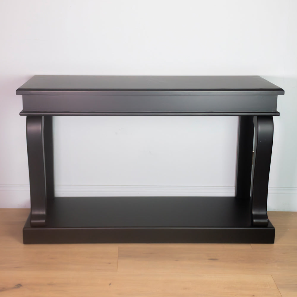 Scroll Console Table Black - 130cm