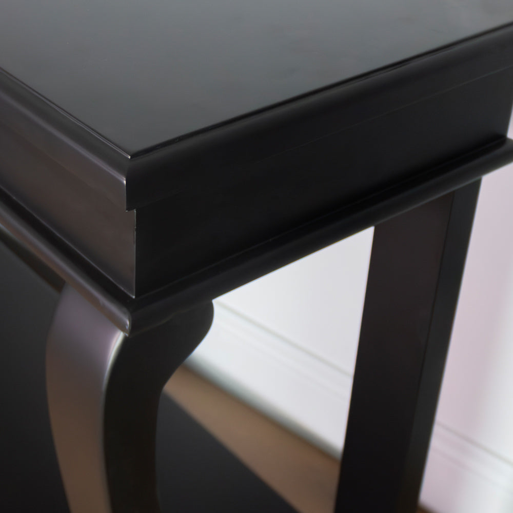 Scroll Console Table Black - 130cm