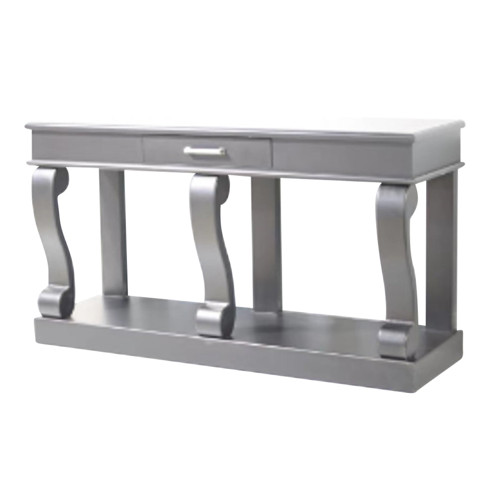 Scroll 150cm with Drawer - Black