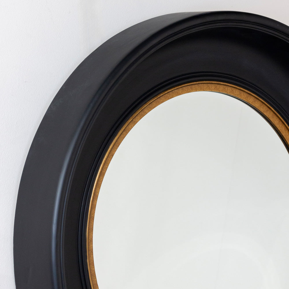 Marcella Mirror 90cm - Black