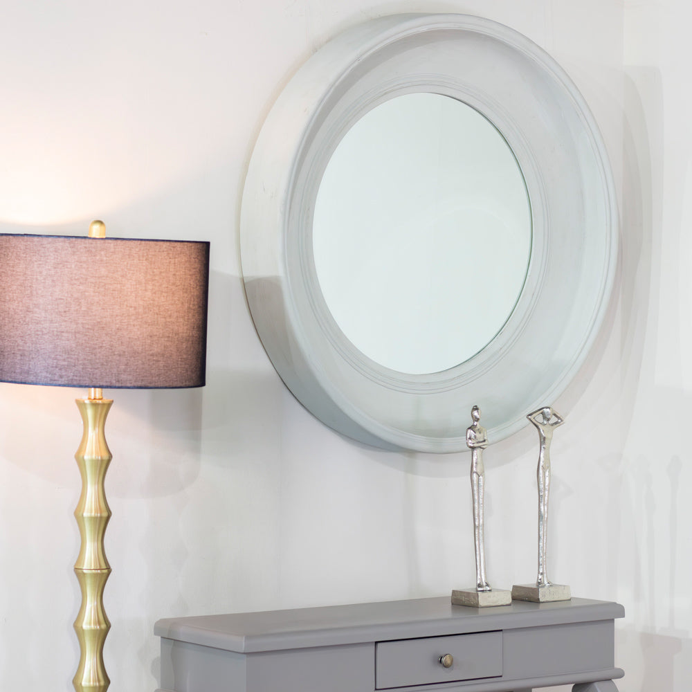 Marcella Mirror 90cm - Oyster