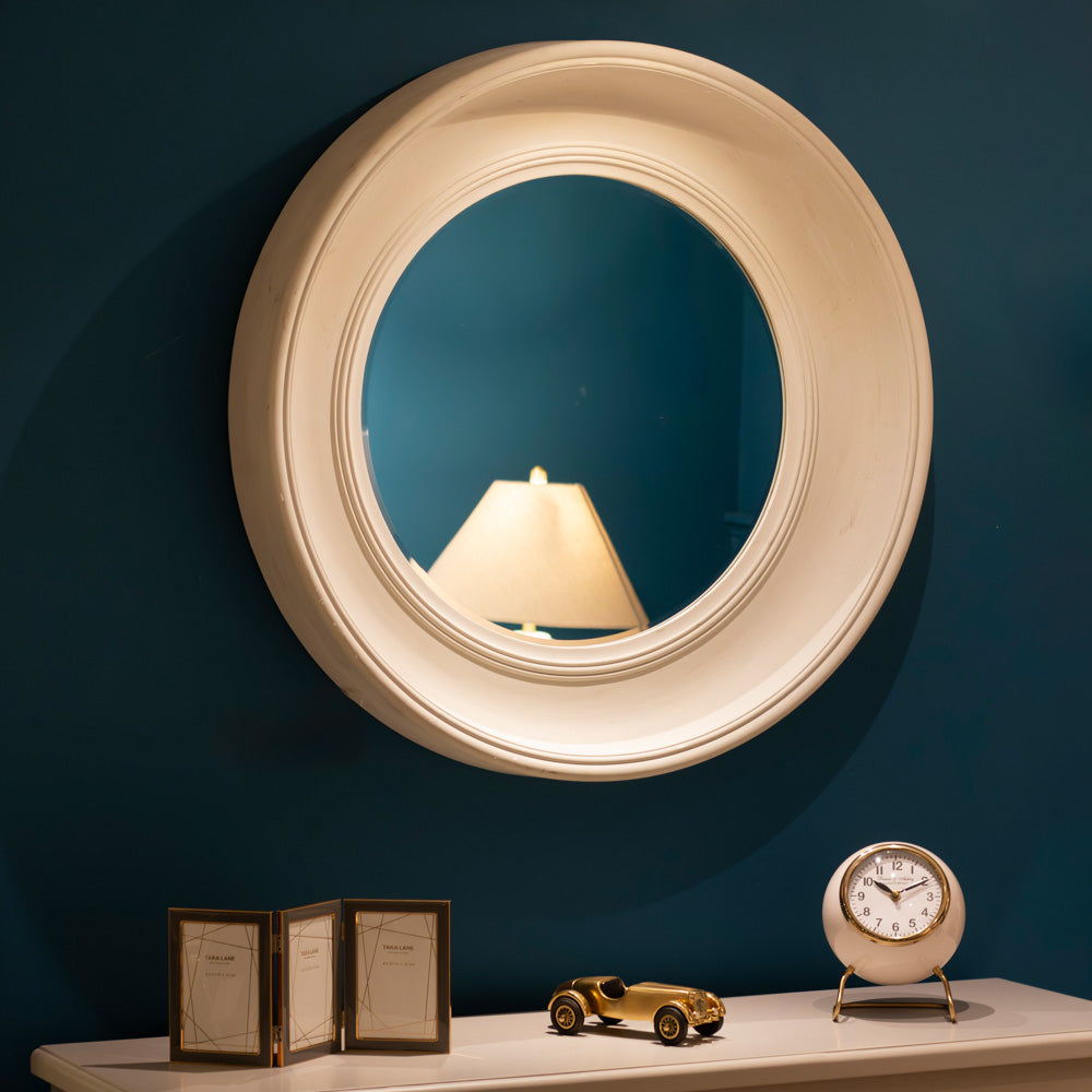 Marcella Mirror 90cm - Oyster