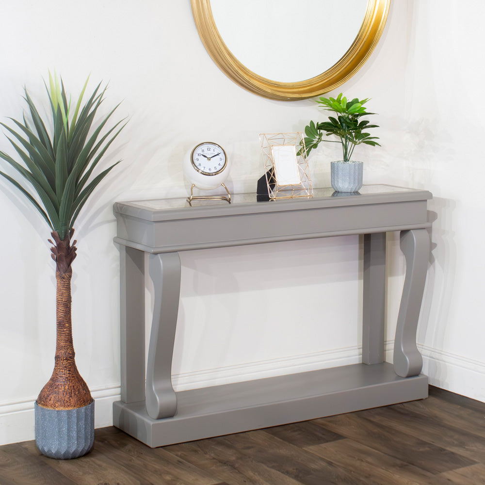Scroll Mink 120cm with antique mirror top