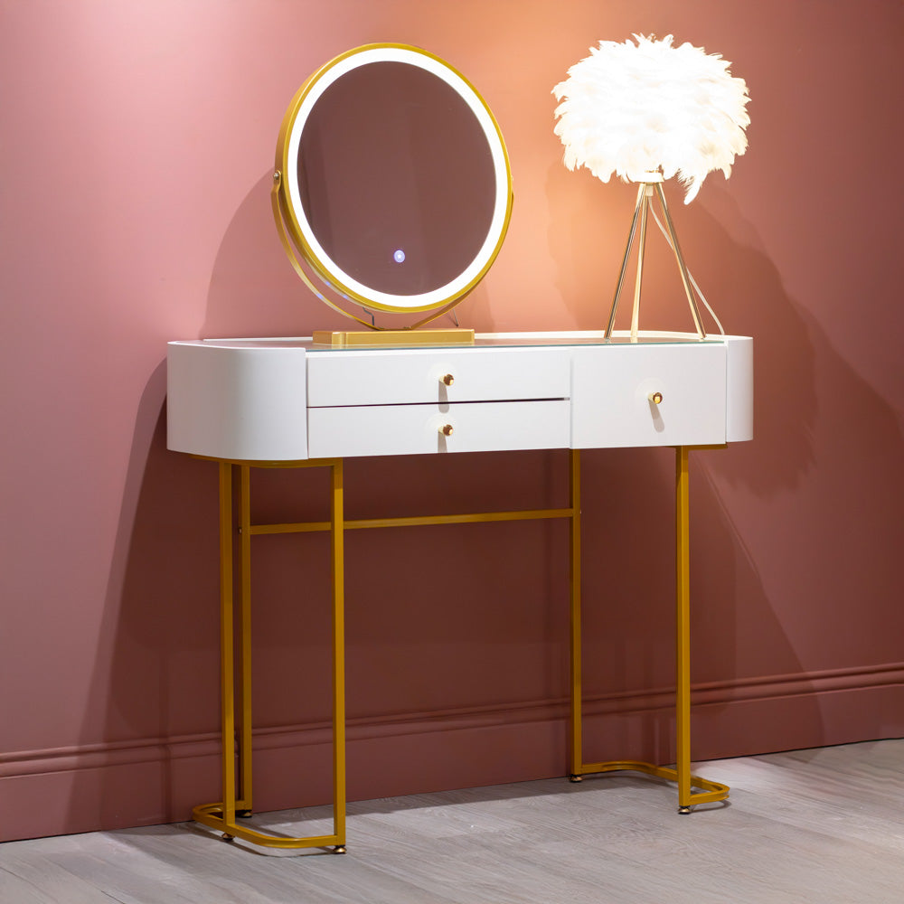 Teely Plus Dressing Table Set 92cm  - White