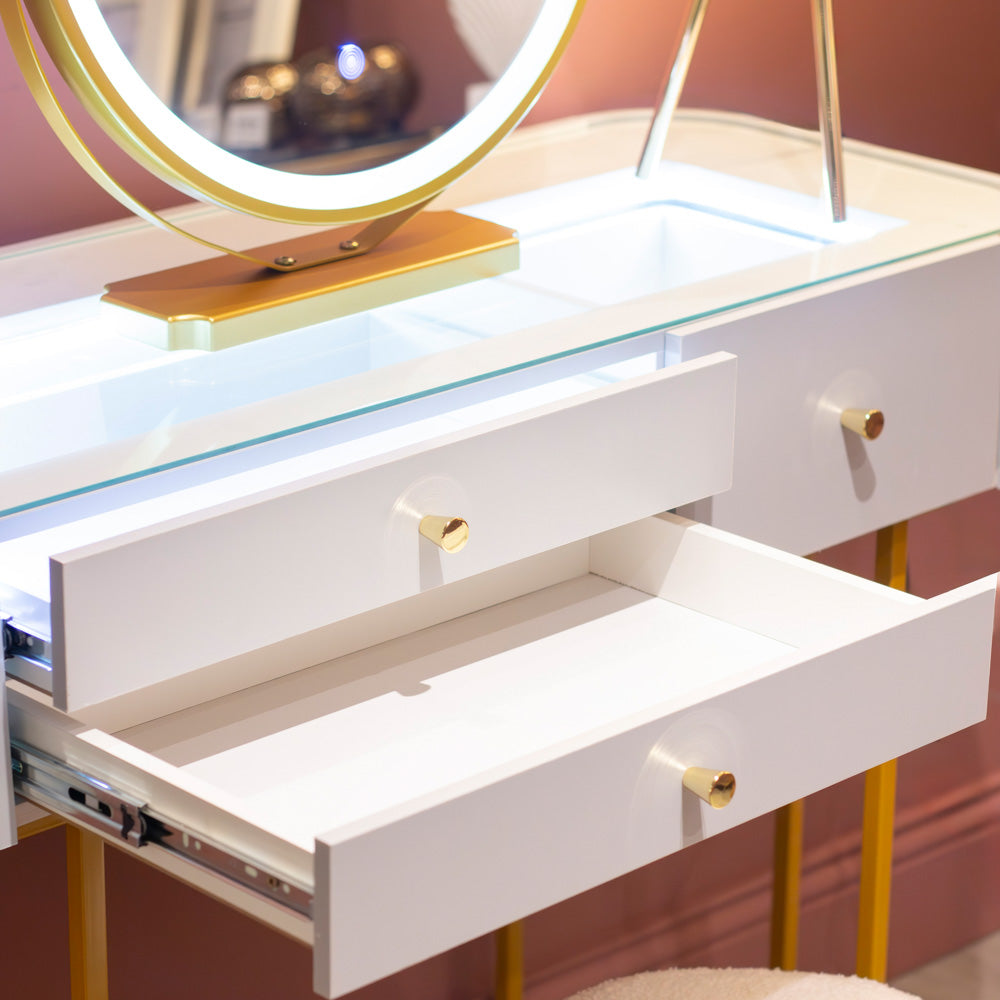 Teely Plus Dressing Table Set 92cm  - White