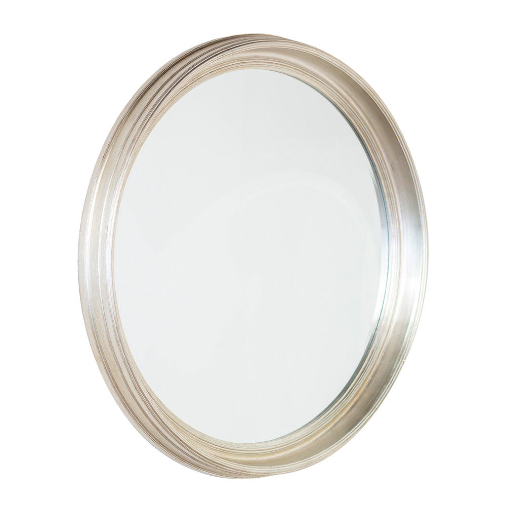 Lily round mirror 90cm - Champagne
