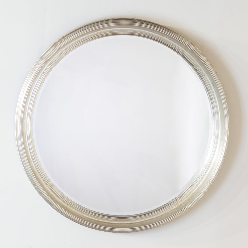 Lily round mirror 90cm - Champagne