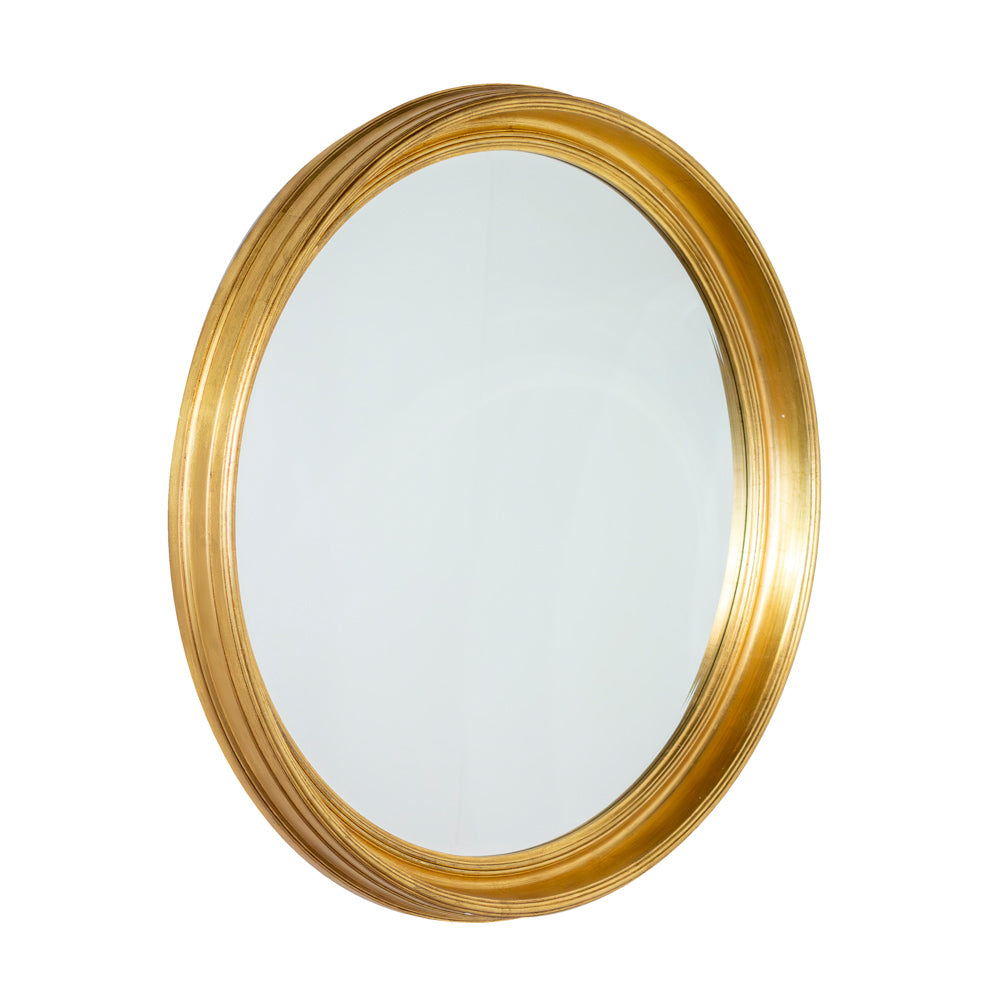 Lily round mirror 90cm - Gold
