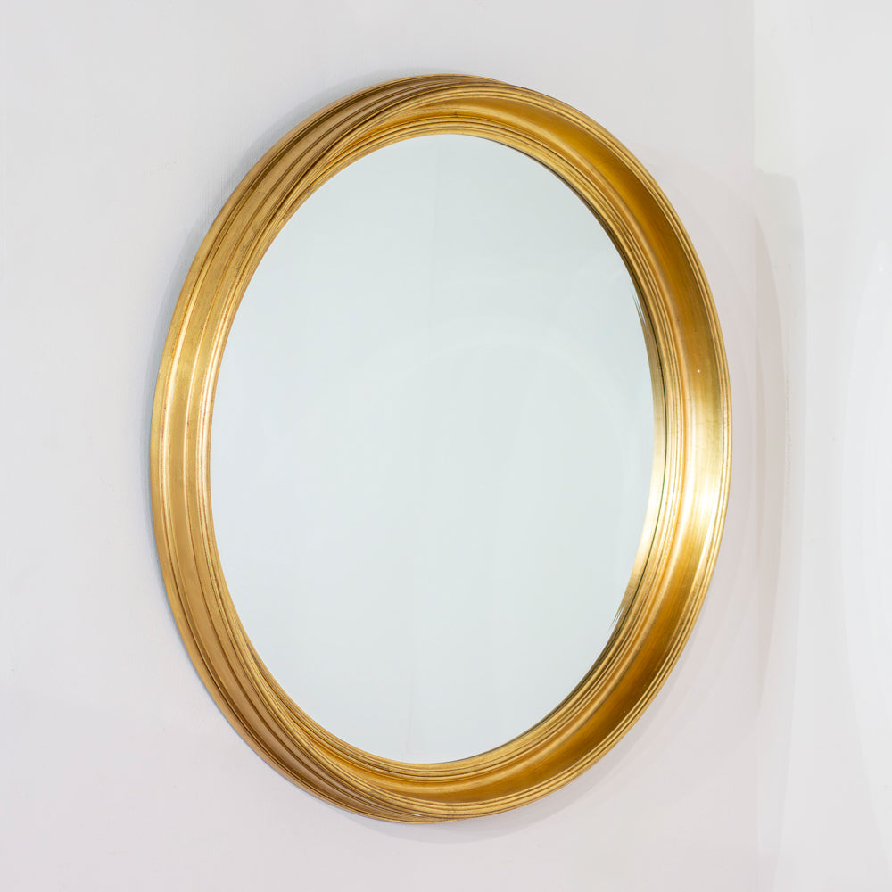 Lily round mirror 90cm - Gold