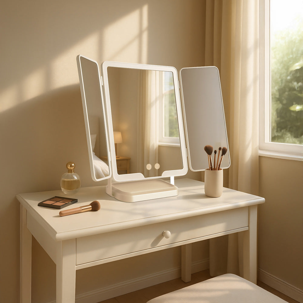Hollywood rechargeable portable mirror
