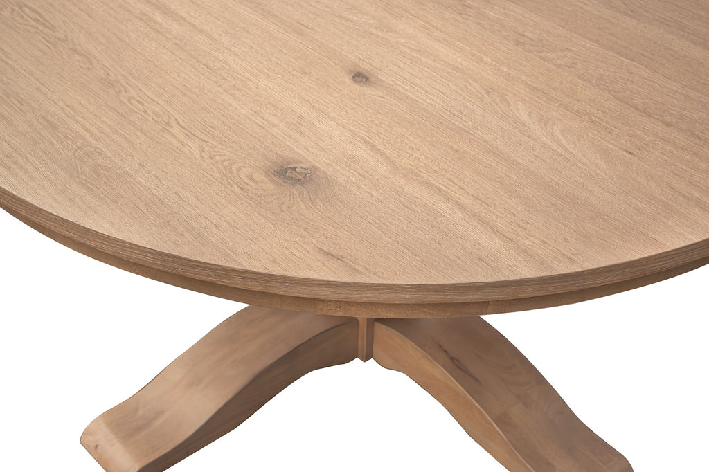 Westbury 155cm Round Oak