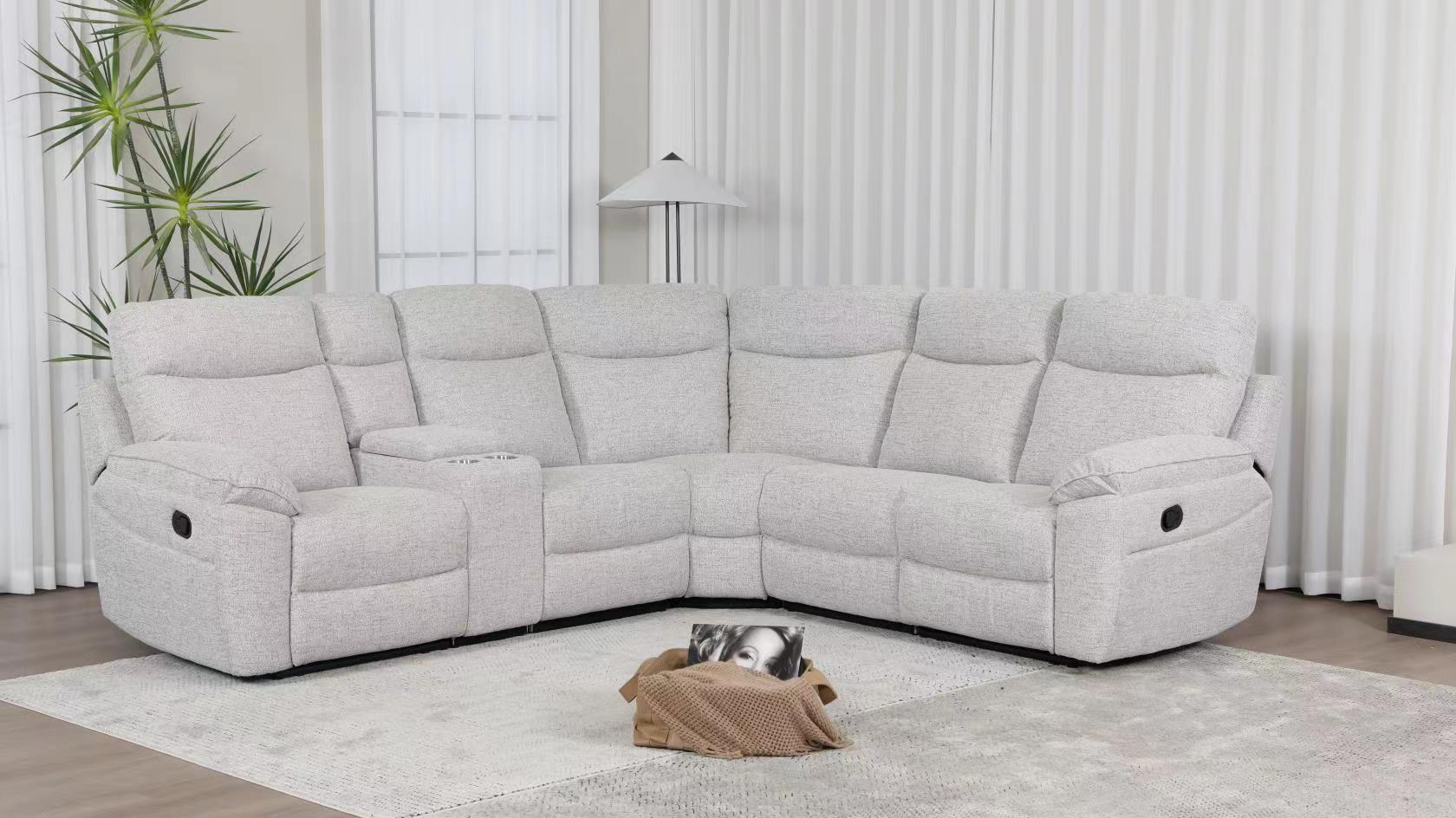 Layla Corner Sofa - Light Grey