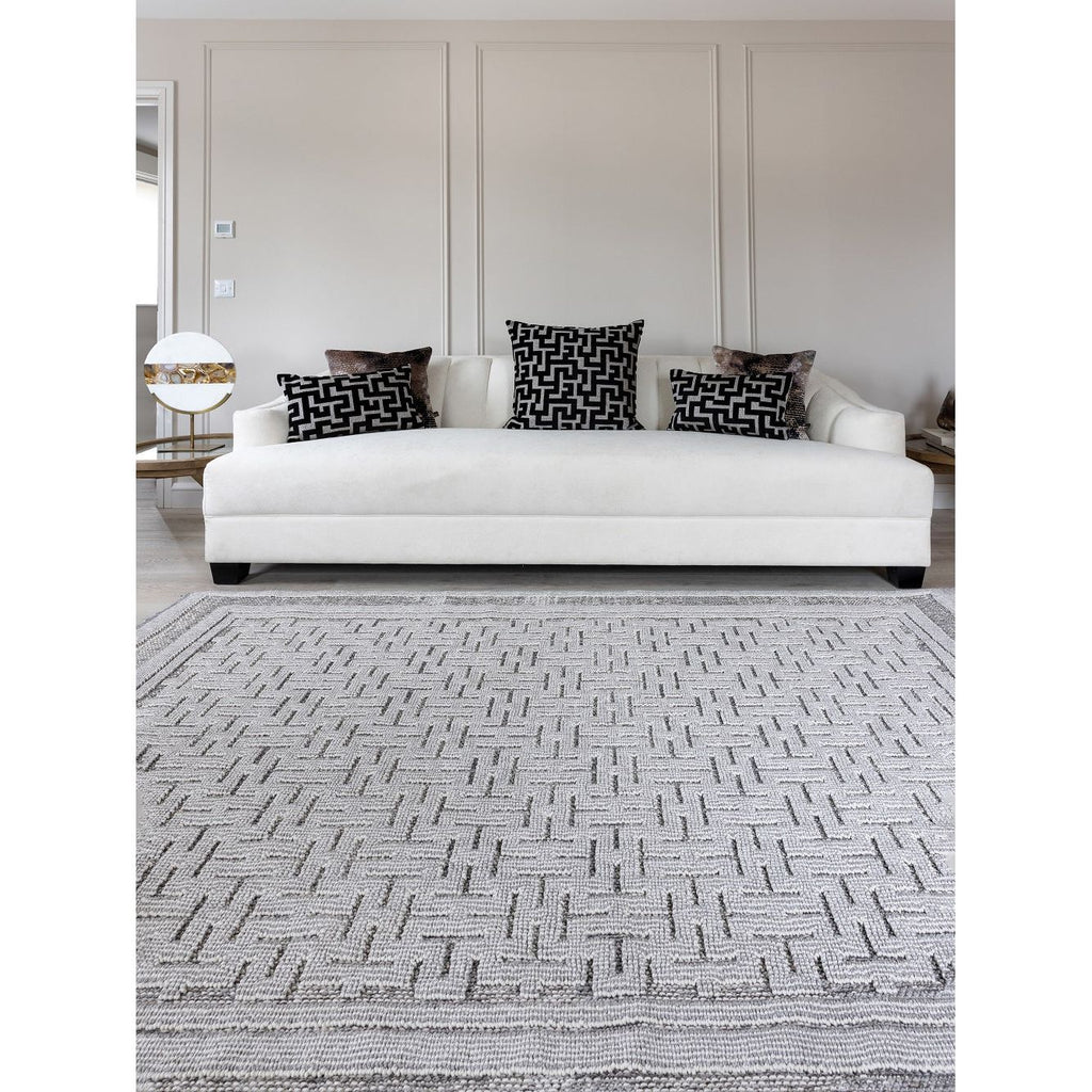 Ambrose Keys Rug  Grey/Cream