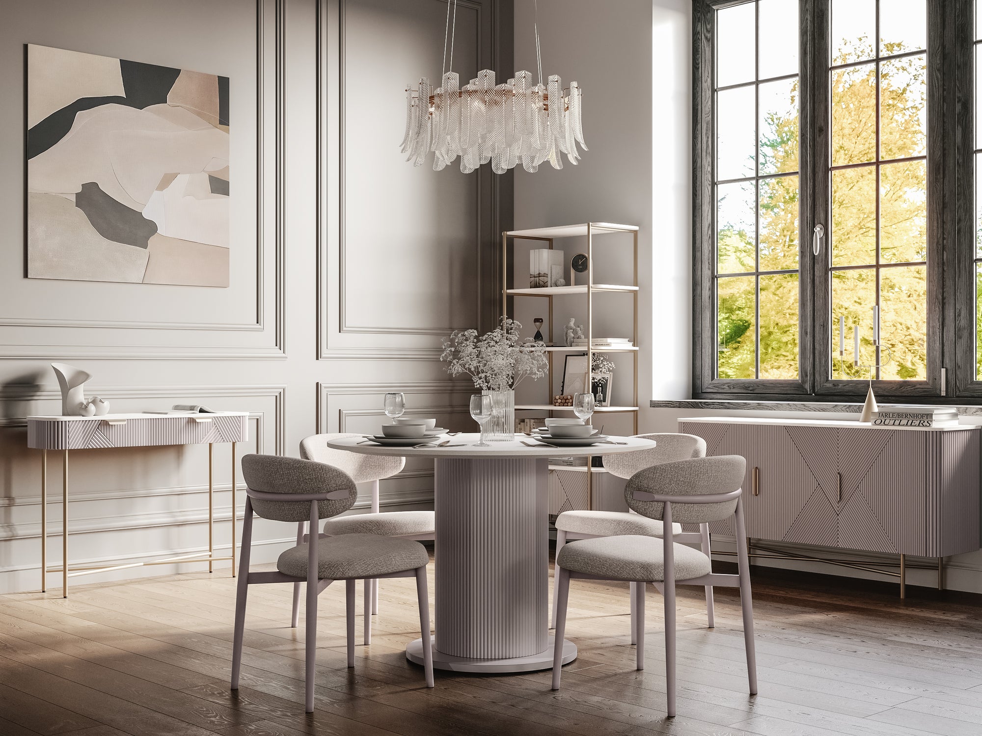 Amari - Dining Chair- Forest Green