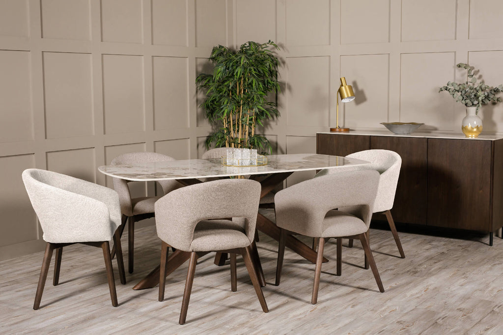 Arya Dining Chair- Latte