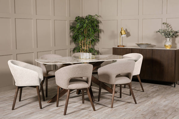 Arya Dining Chair- Latte