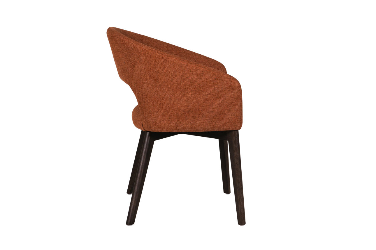 Arya Dining Chair- Rust