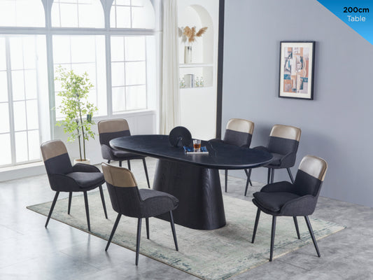 Cal Dining Table- Black