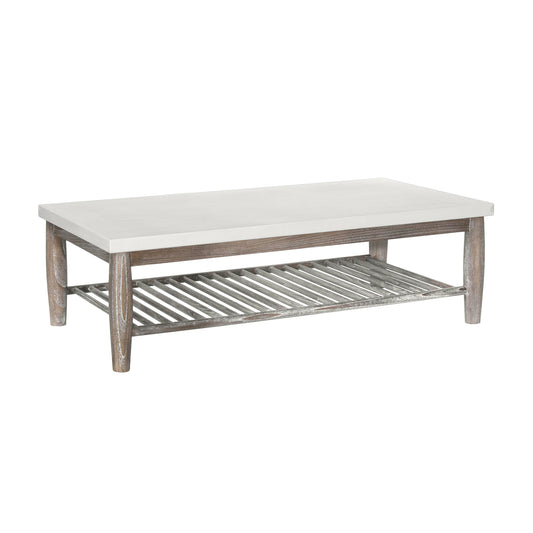 Dakota Coffee Table With Shelf