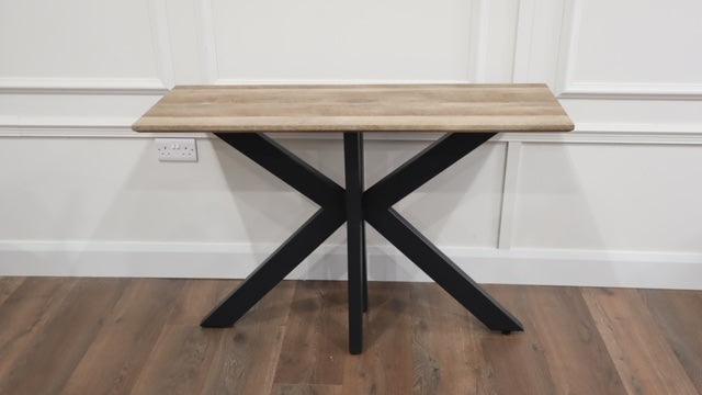 Copenhagen Console Table - Rustic Oak